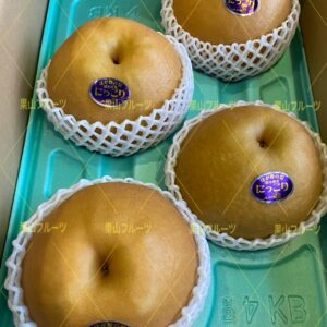 枥木.茨城産 日光梨 一箱4〜6個入 约5kg