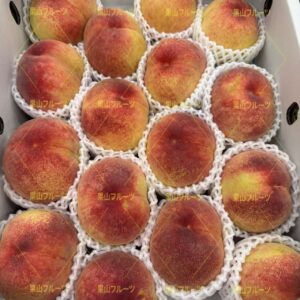 山梨産白箱一宫桃 半箱6~10個入 約2.5kg