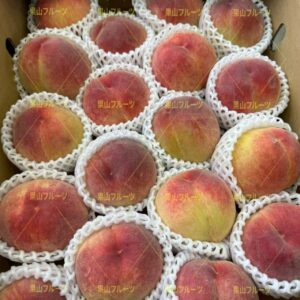 山梨産白鳳桃 一箱18~22個入 約4kg