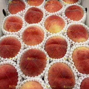 山梨産夢桃香 一箱15~20個入 約5kg(肉桃偏硬桃)